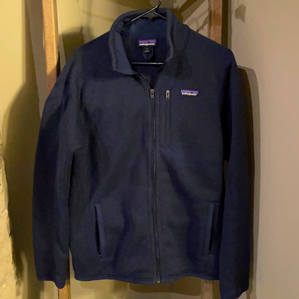 Patagonia Navy Zip up sweater
